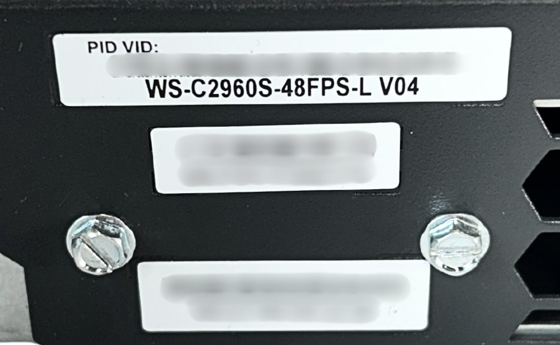 Cisco WS-C2960S-48FPS-L CATALYST 2960S 48 GIGE POE 740W, Used