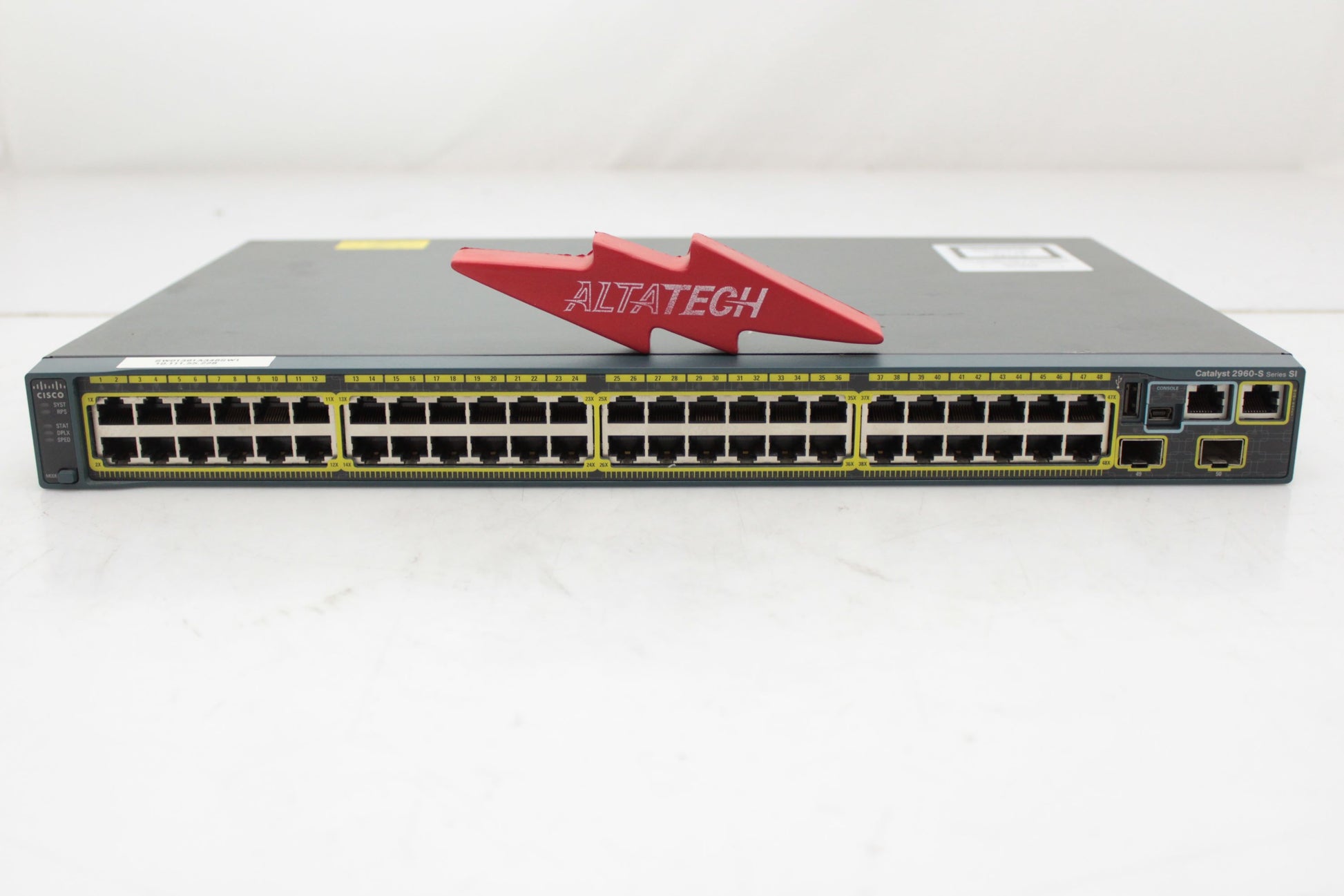 Cisco WS-C2960S-48TS-S Catalyst 2960S 48 Port GIGE 2XSFP Switch, Used