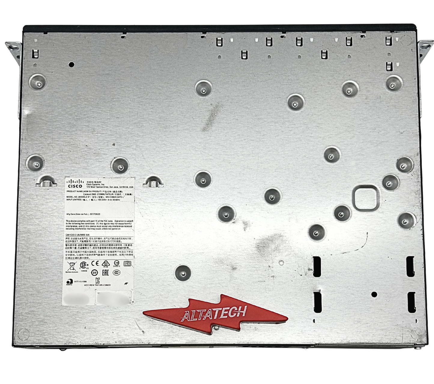 Cisco WS-C2960X-24PD-L C2960X 24 GIGE POE 2X10G SFP+ 370W, Used