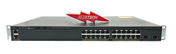 Cisco WS-C2960X-24PD-L C2960X 24 GIGE POE 2X10G SFP+ 370W, Used