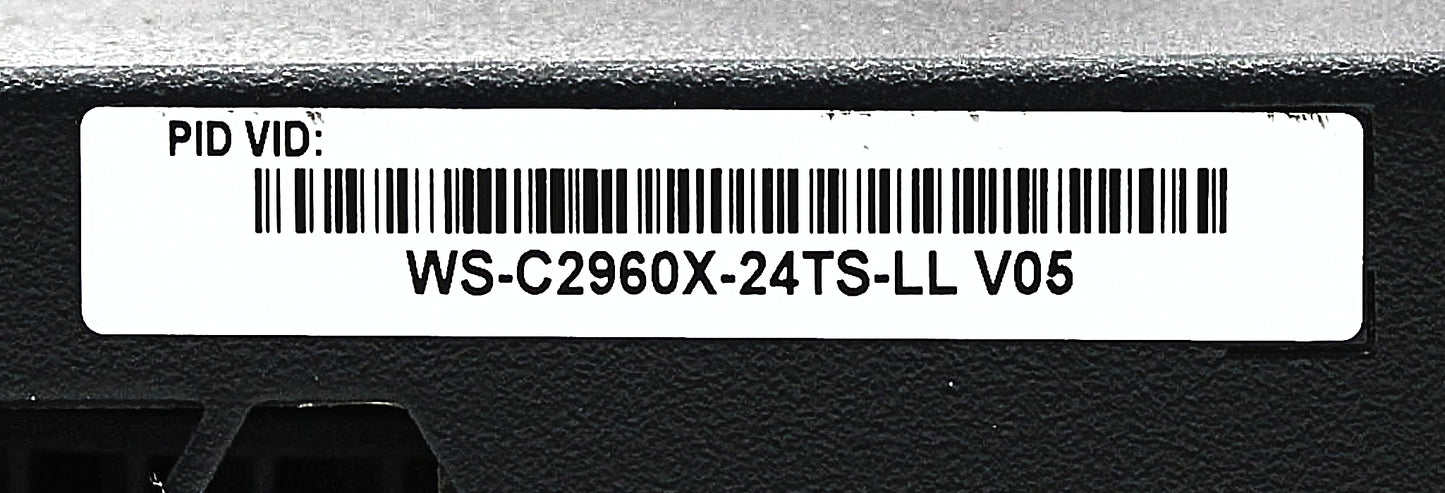 Cisco WS-C2960X-24TS-LL 2960-X 24 GIGE, 2 X 1G SFP, LAN LIT, Used