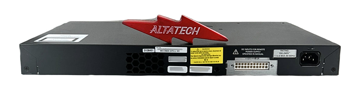 Cisco WS-C2960X-24TS-LL 2960-X 24 GIGE, 2 X 1G SFP, LAN LIT, Used