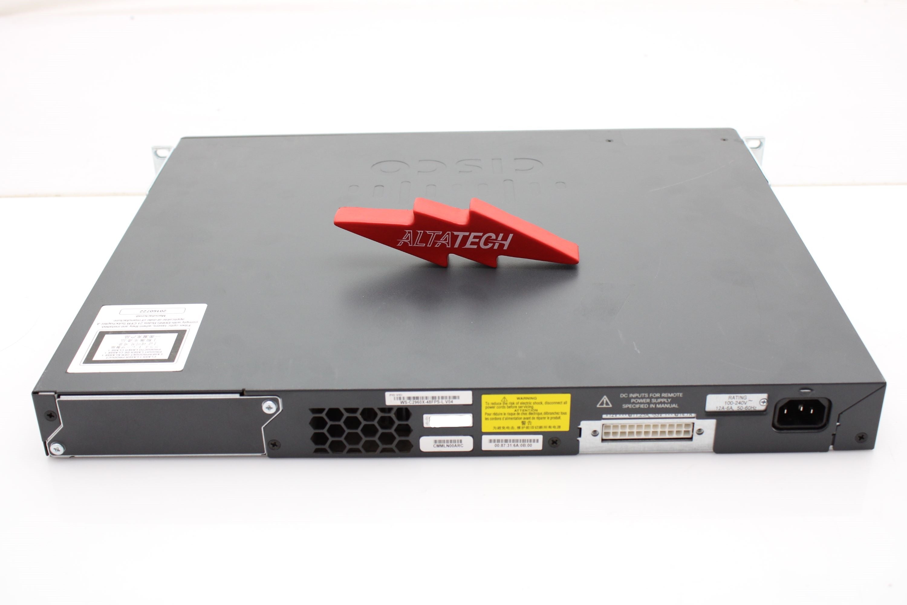 Cisco WS-C2960X-48FPS-L CATALYST 3750X 48 10/100/1000 POE+ Ethernet Sw