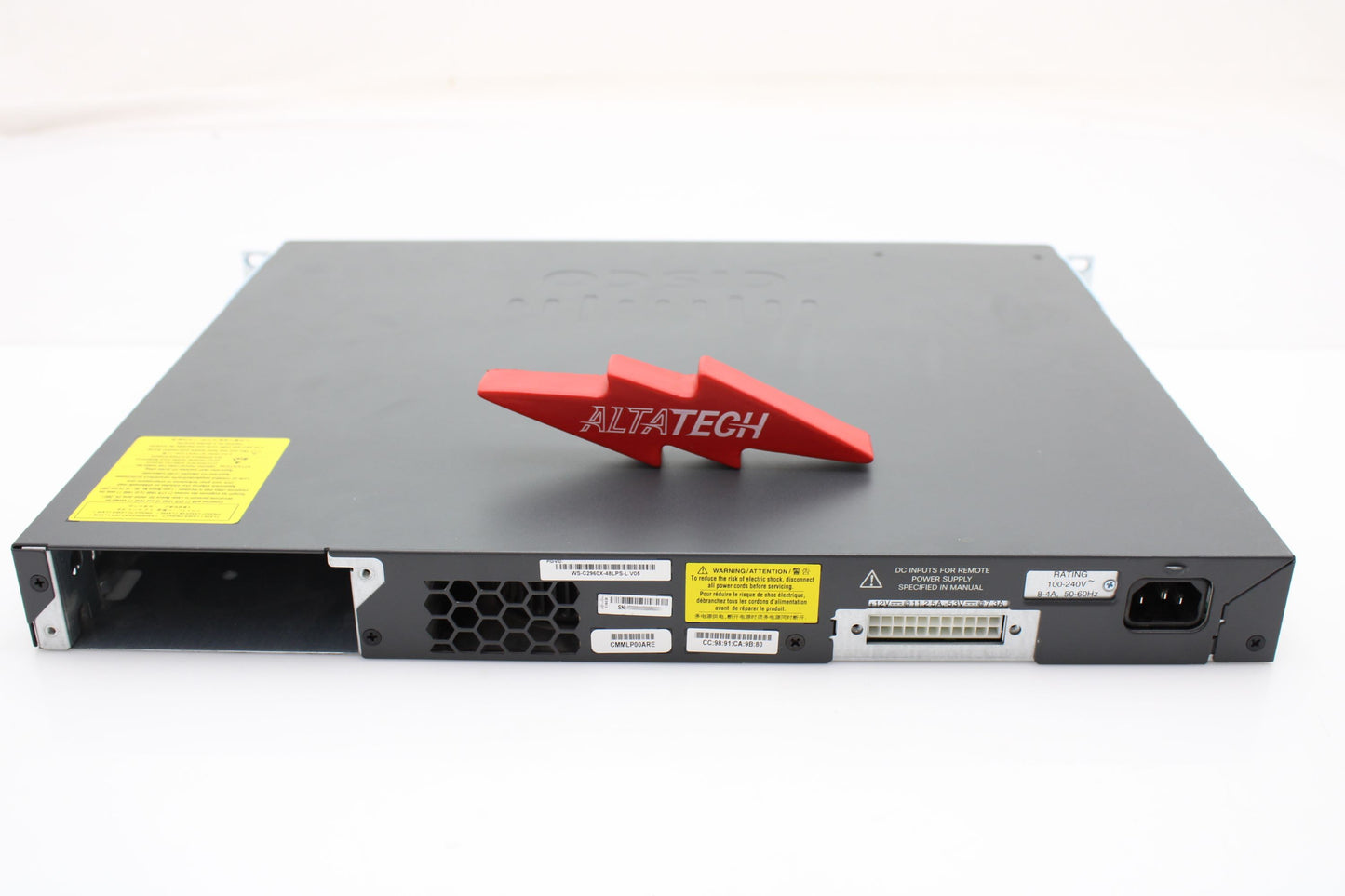 Cisco WS-C2960X-48LPS-L C2960X 48 PORT GIGE POE 370W, Used