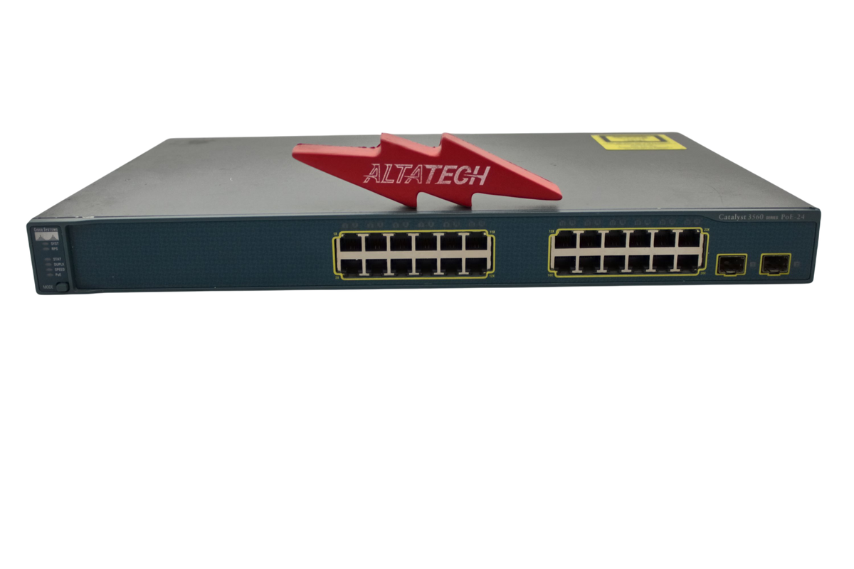 Cisco WS-C3560-24PS-E WS-C3560-24PS-E Cisco 3560 Switch, Used