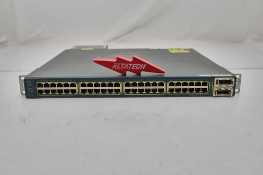 Cisco WS-C3560E-48PD-SF Catalyst 48 Port 10/100/1000 PoE 10GE Switch, Used