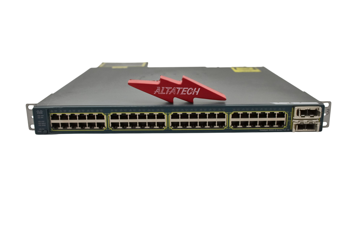 Cisco WS-C3560E-48PD-SF Catalyst 48 Port 10/100/1000 PoE 10GE Switch, Used