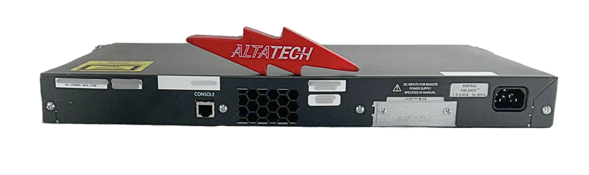 Cisco WS-C3560V2-48TS-E Catalyst 48-10/100 Ports 4 SFP+ Uplink Managed Switch, Used