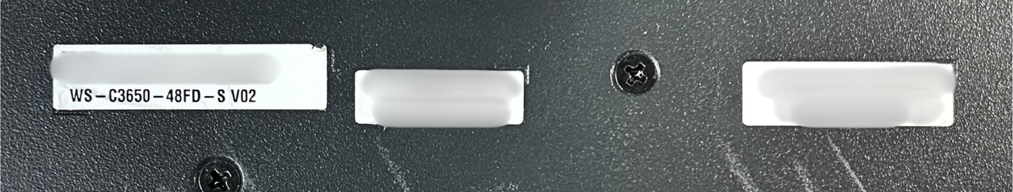 Cisco WS-C3650-48FD-S 48-Port Full POE 2X10G IP Base, Used