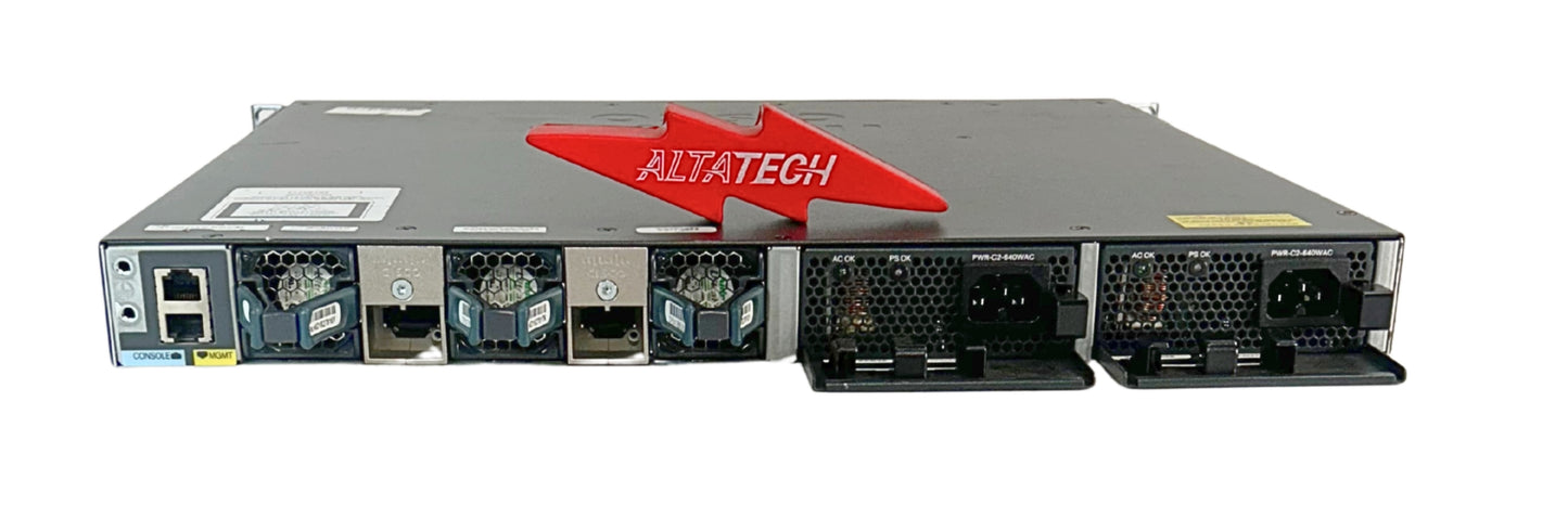 Cisco WS-C3650-48PD-S 3650 48 10/100/1000 ETHERNET PORT P, Used