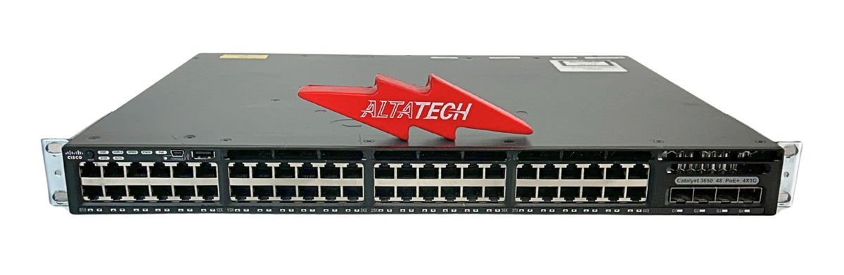 Cisco WS-C3650-48PS-S CISCO 48 POE+ GE, 4X1G, 640W, IP B, Used