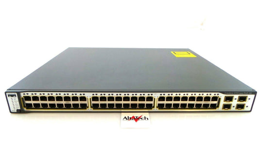 Cisco WS-C3750-48PS-S Catalyst 48-Port PoE 10/100 Switch, Used