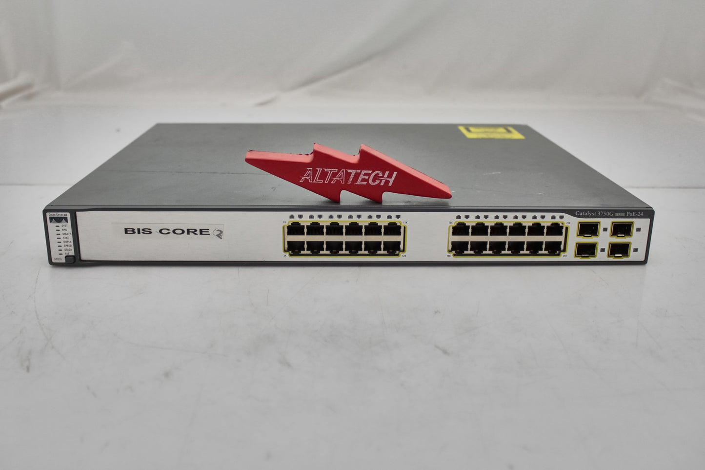 Cisco WS-C3750G-24PS-E WS-C3750G-24PS-E Cisco 3750 Switch, Used