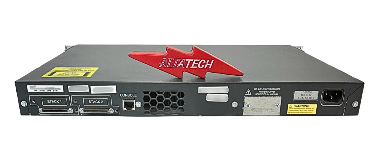 Cisco WS-C3750G-24PS-S CATALYST 3750 24 10/100/1000T POE+, Used