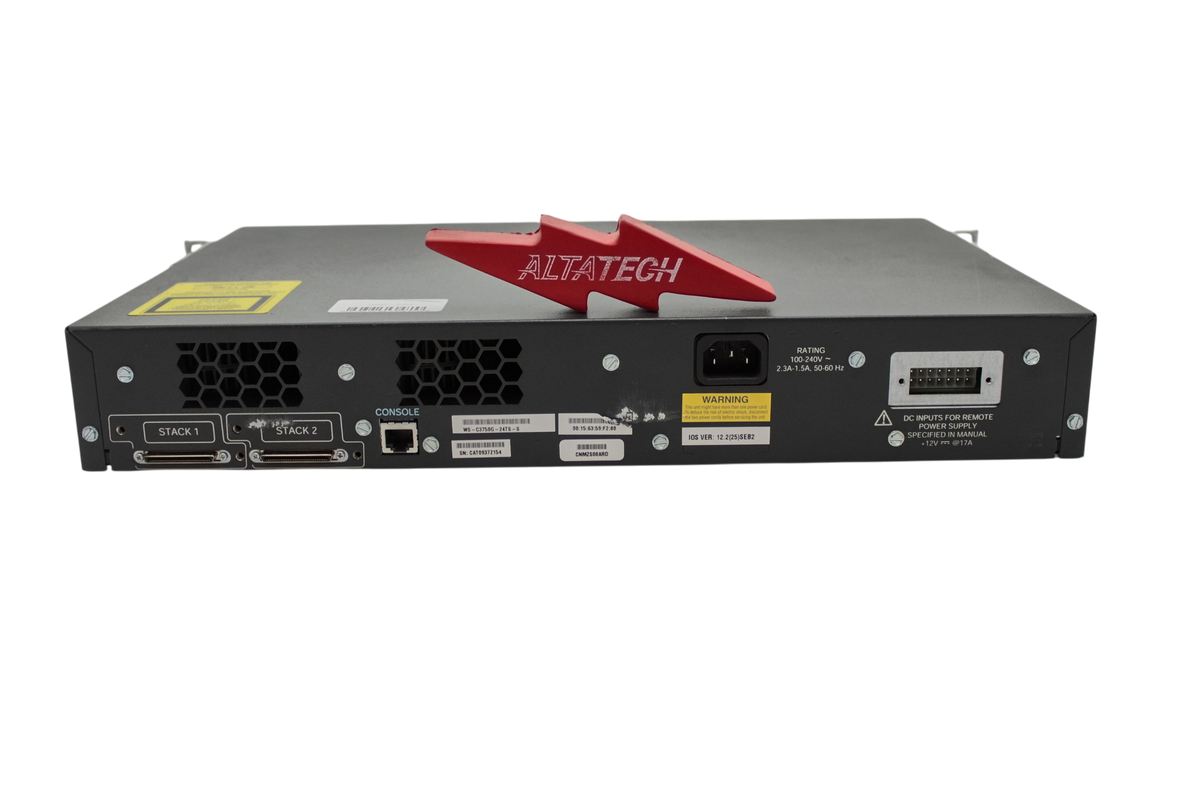 Cisco WS-C3750G-24TS-S WS-C3750G-24T-S Cisco 3750 Switch, Used