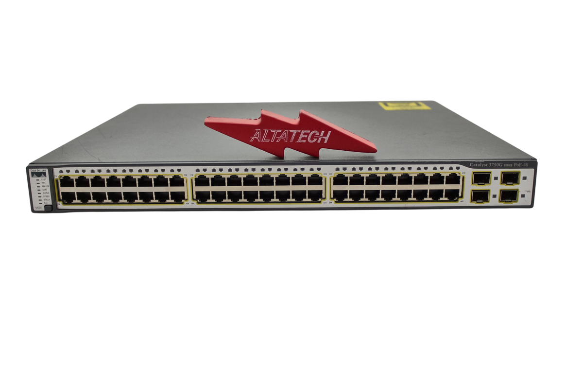 Cisco WS-C3750G-48PS-E WS-C3750G-48PS-E Cisco 3750 Switch, Used