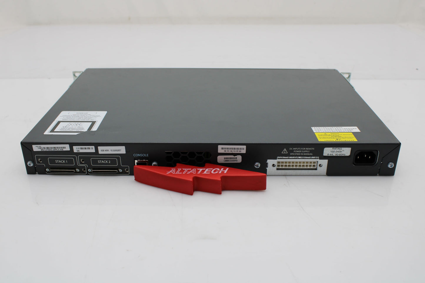 Cisco WS-C3750V2-24PS-S WS-C3750V2-24PS-S Cisco 3750 Switch, Used