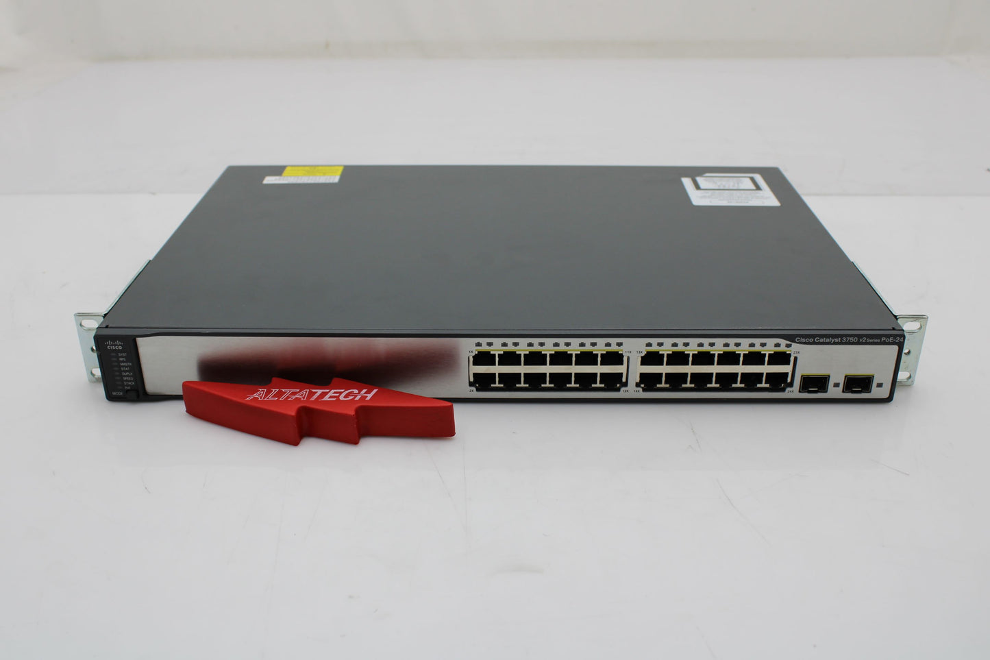 Cisco WS-C3750V2-24PS-S WS-C3750V2-24PS-S Cisco 3750 Switch, Used