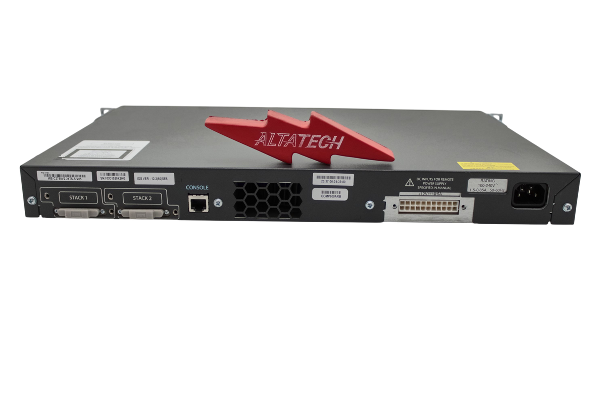 Cisco WS-C3750V2-24TS-S WS-C3750V2-24TS-S Cisco 3750 Switch, Used