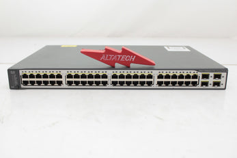 Cisco WS-C3750V2-48PS-S_NEW Catalyst 3750V2 10/100 PoE 48 Port Managed Switch, New Sealed