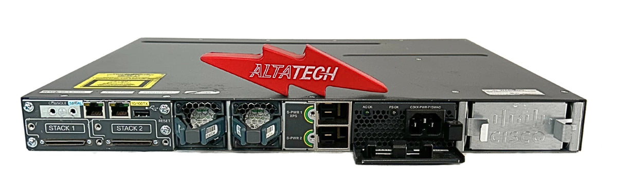 Cisco WS-C3750X-24P-S WS-C3750X-24P-S Catalyst 3750-X PoE Switch, Used