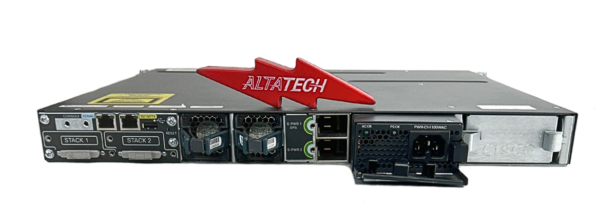Cisco WS-C3750X-48PF-L WS-C3750X-48PF-L Catalyst 3750-X Switch, Used