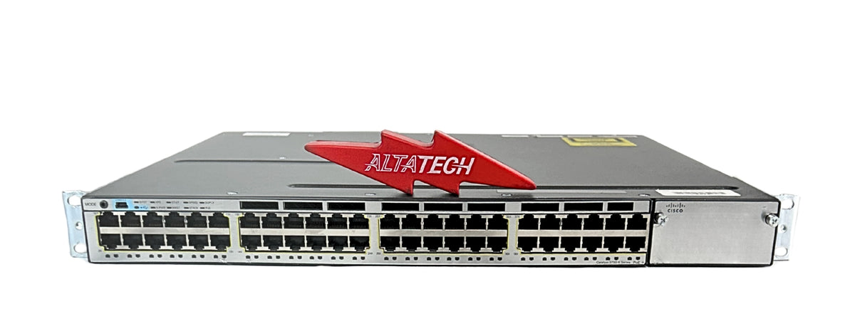 Cisco WS-C3750X-48PF-L WS-C3750X-48PF-L Catalyst 3750-X Switch, Used