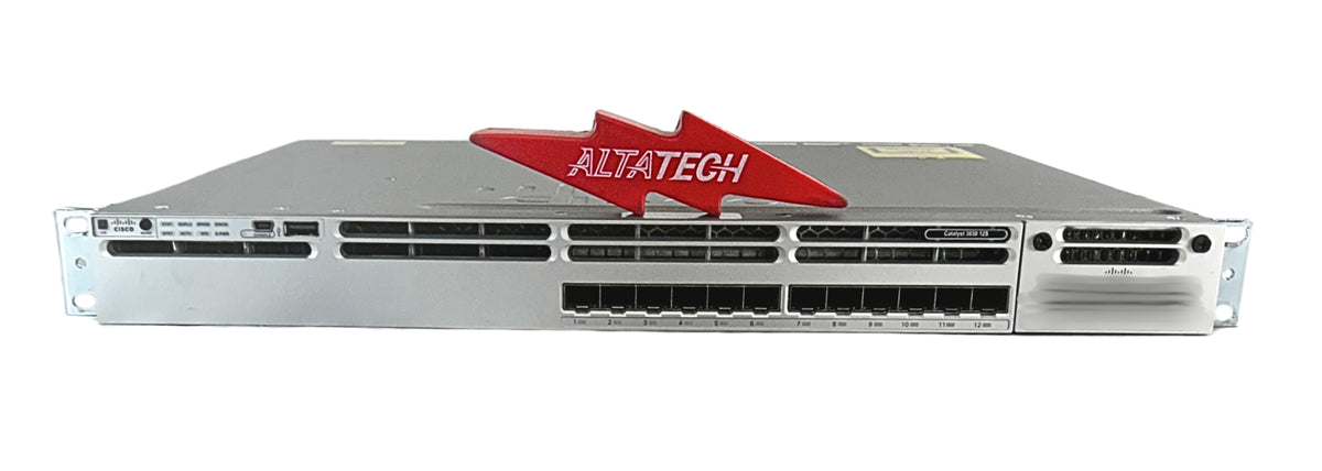 Cisco WS-C3850-12S-E Catalyst 12 Gigabit SFP Ports Layer 3 Managed Switch, Used
