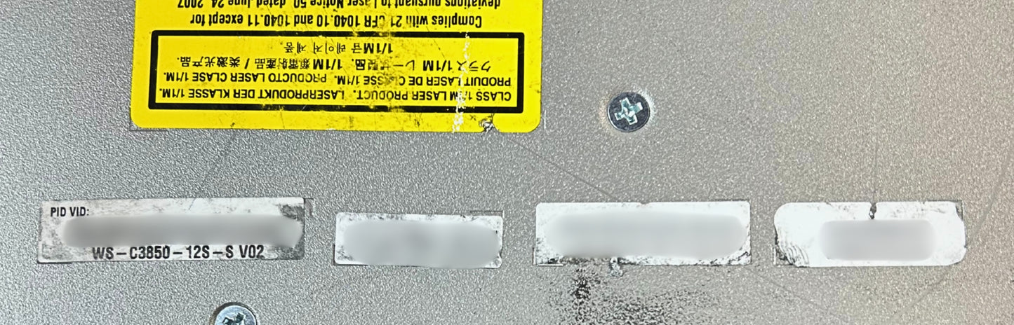 Cisco WS-C3850-12S-S WS-C3850-12S-S Catalyst 3850 Switch, Used