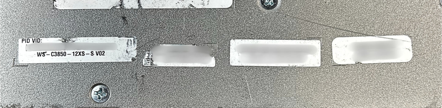 Cisco WS-C3850-12XS-S 3850 12PT 10G Fiber Switch IP Base, Used