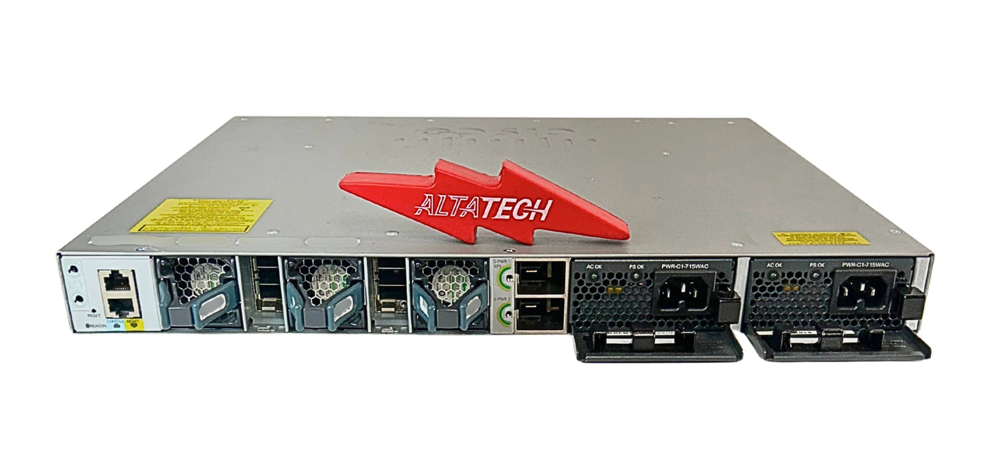 Cisco WS-C3850-24XS-S Cisco 24-Port SFP+ 715WAC  IP Base, Used