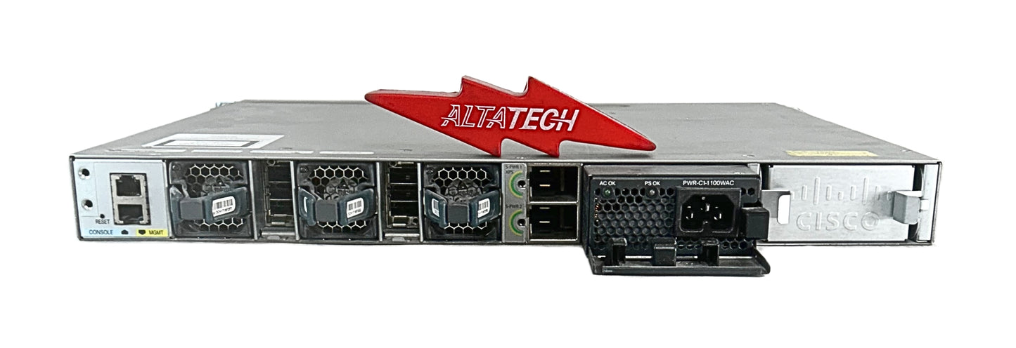 Cisco WS-C3850-48F-S WS-C3850-48F-S L3 MANAGE 48PT POE+, Used
