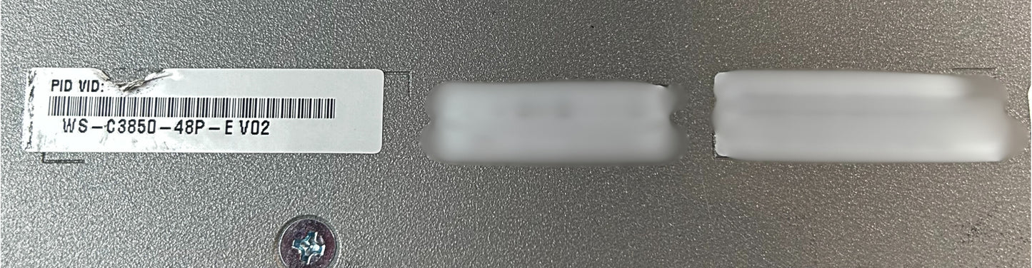 Cisco WS-C3850-48P-E Cisco Catalyst 3850 48 PORT POE IP, Used