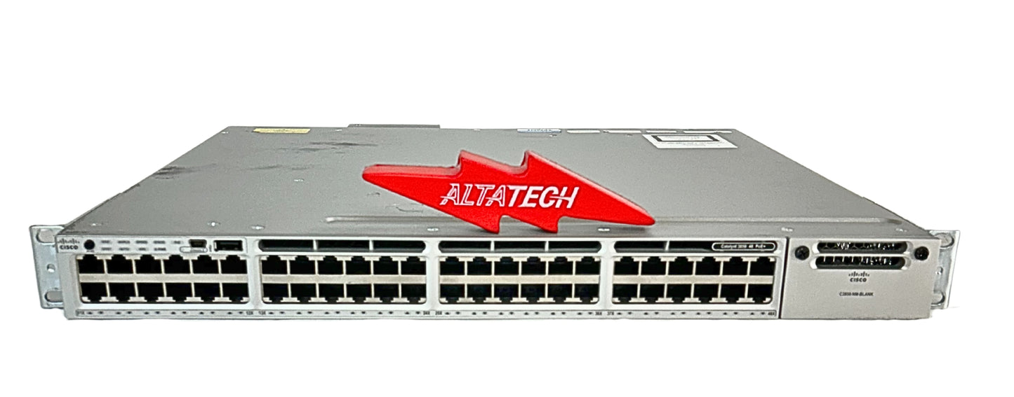 Cisco WS-C3850-48P-E Cisco Catalyst 3850 48 PORT POE IP, Used