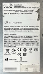 Cisco WS-C3850-48U-S Catalyst 3850 PoE+ 48 Port IPBase, Used