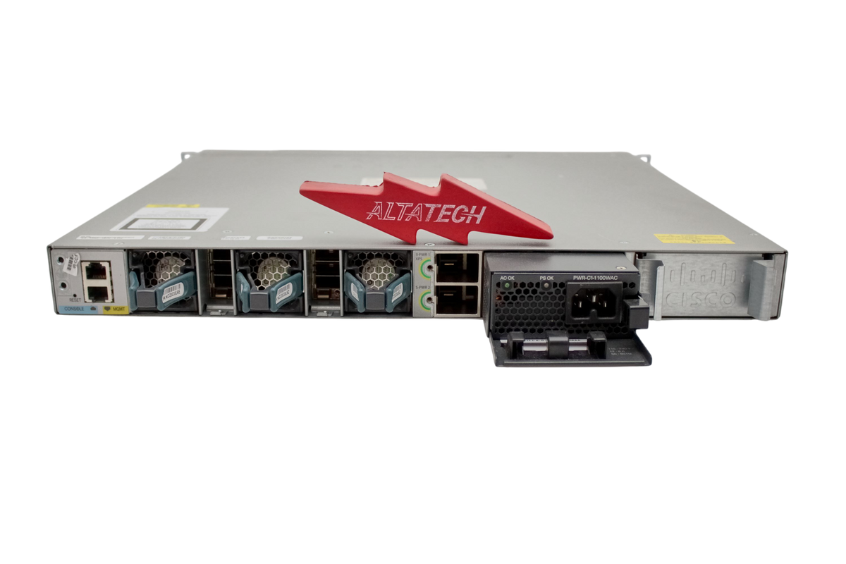 Cisco WS-C3850-48UW-S CATALYST 3850 48PT UPOE w/5 AP LIC IP BASE, Used