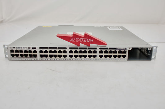 Cisco WS-C3850-48UW-S CATALYST 3850 48PT UPOE w/5 AP LIC IP BASE, Used
