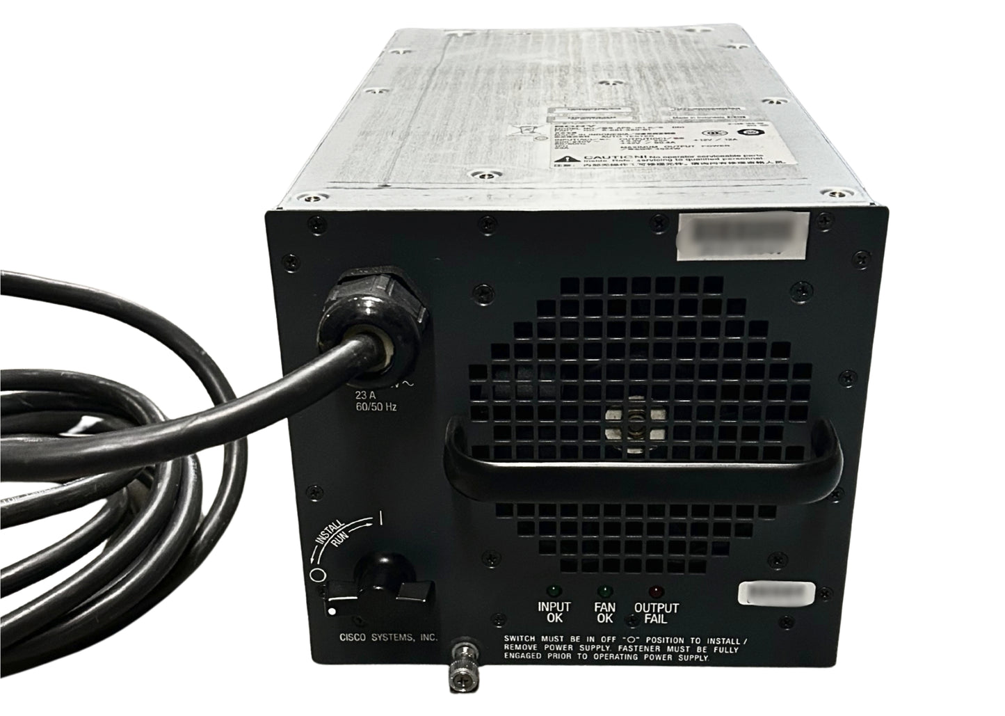 Cisco WS-CAC-4000W-INT 4000W AC POWER SUPPLY, INT"L, Used