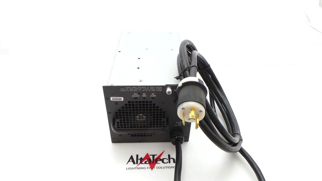 Cisco WS-CAC-4000W-US Catalyst 6500 4000W AC Switch Power Supply Unit, Used