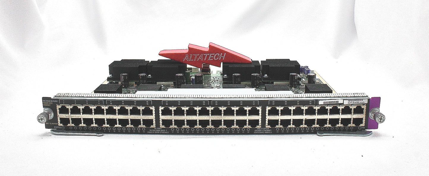 Cisco WS-X4548-GB-RJ45V WS-X4548-GB-RJ45 Catalyst 4500 10/100/1000 Linecard, Used