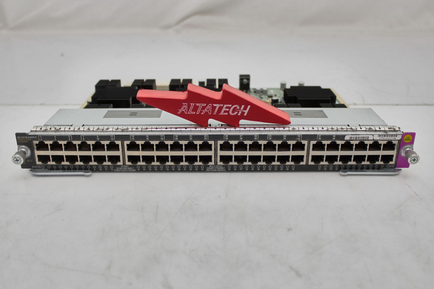 Cisco WS-X4748-RJ45V+E WS-X4748-RJ45V+E Cisco Catalyst 4500 Series Line Card, Used