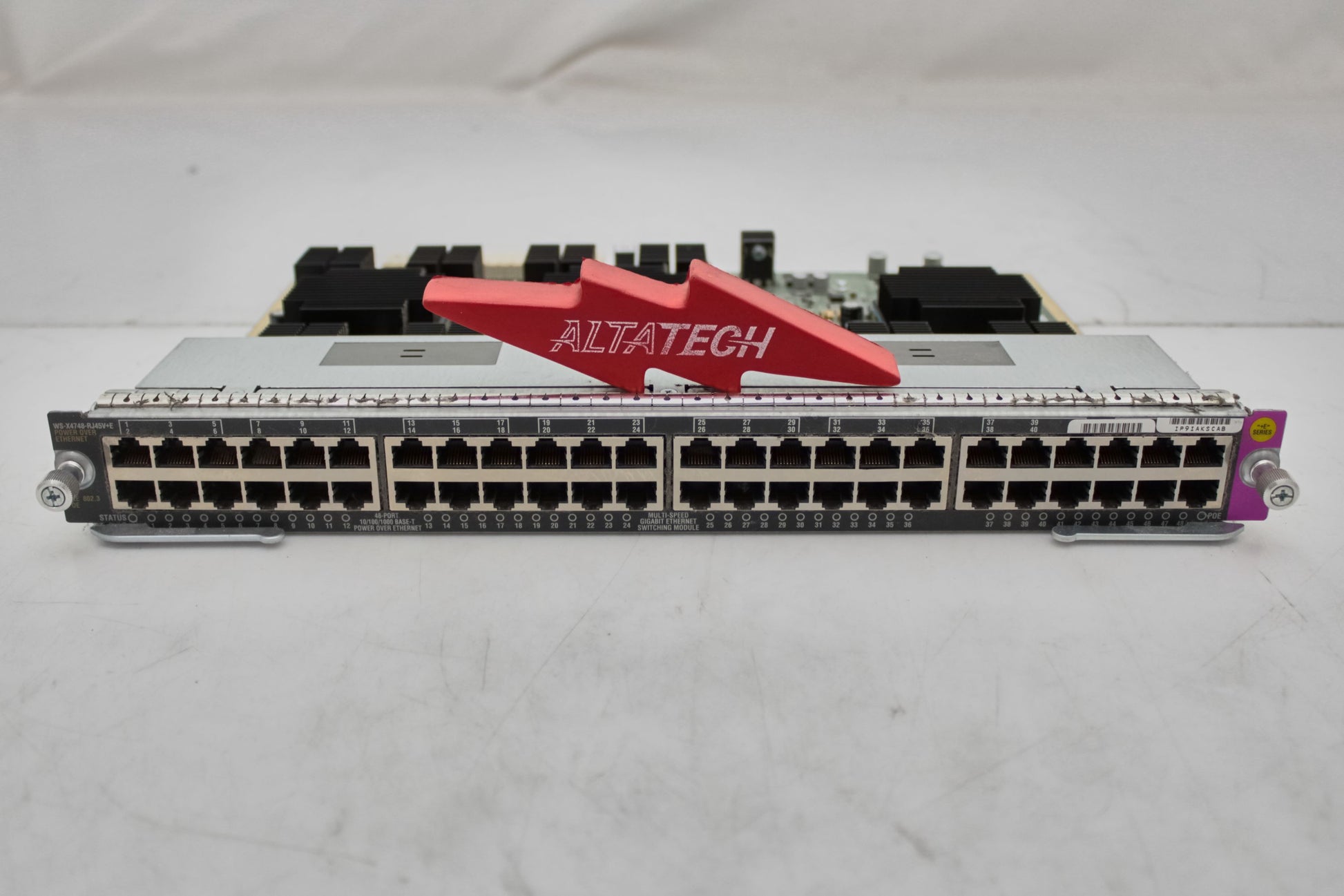 Cisco WS-X4748-RJ45V+E WS-X4748-RJ45V+E Cisco Catalyst 4500 Series Line Card, Used