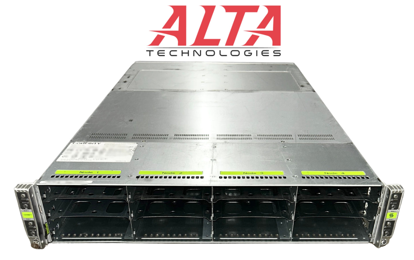 Cohesity C4600-SFP 4 x Node CTO Chassis- with 4 Nodes installed. , Used