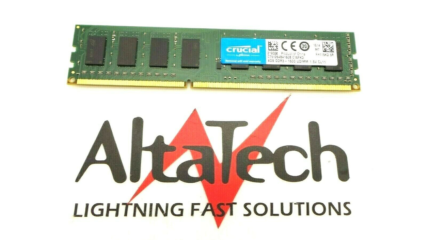 Crucial CT51264BA160B.C16FKD 4GB PC3-12800U 2RX8 N-ECC, Used