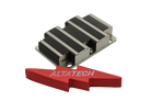 Dell 00F8NV Heatsink for PowerEdge R640 CPUs up to 125W, Used
