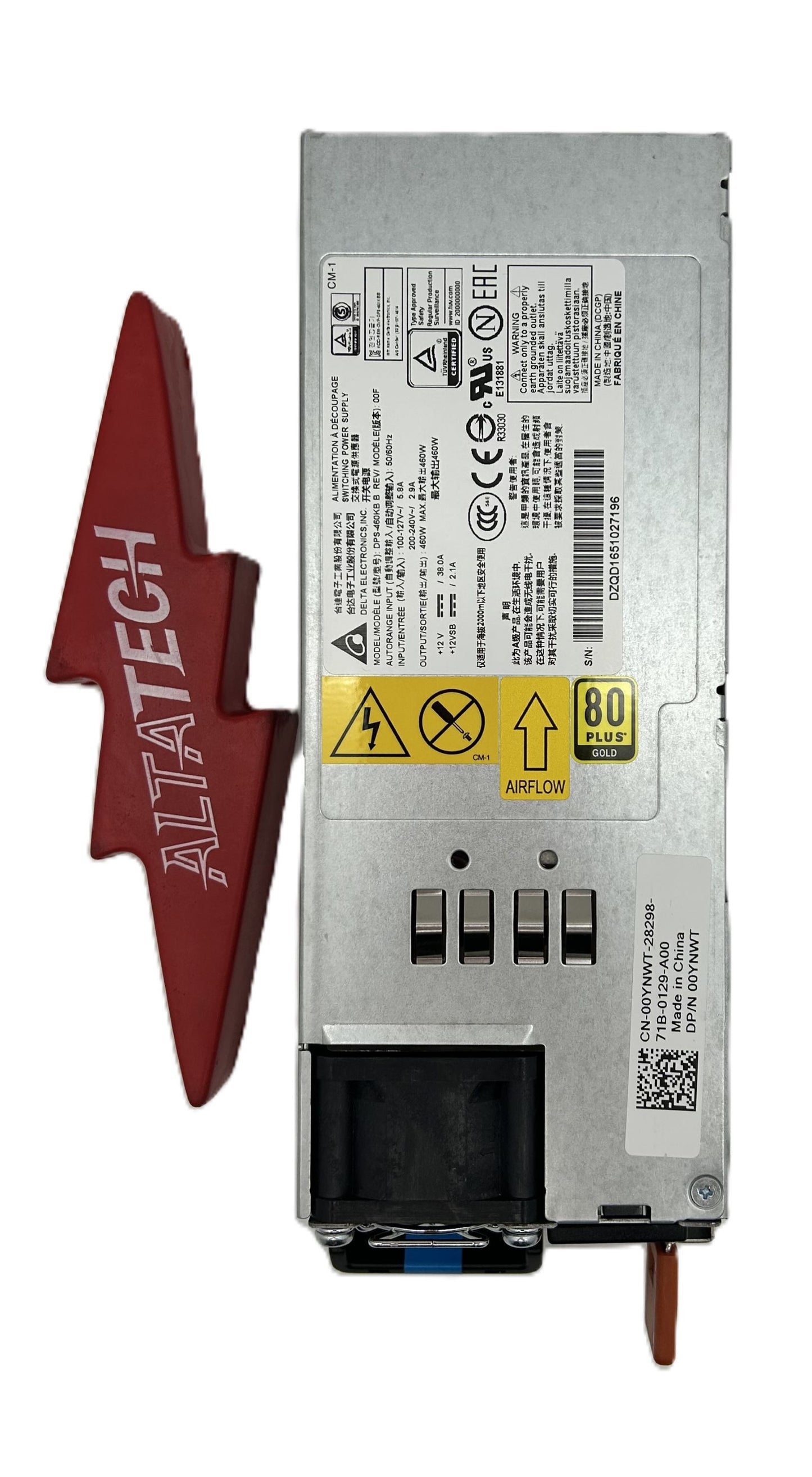 Dell 00YNWT 460W POWER SUPPLY REVERSE S4048, Used