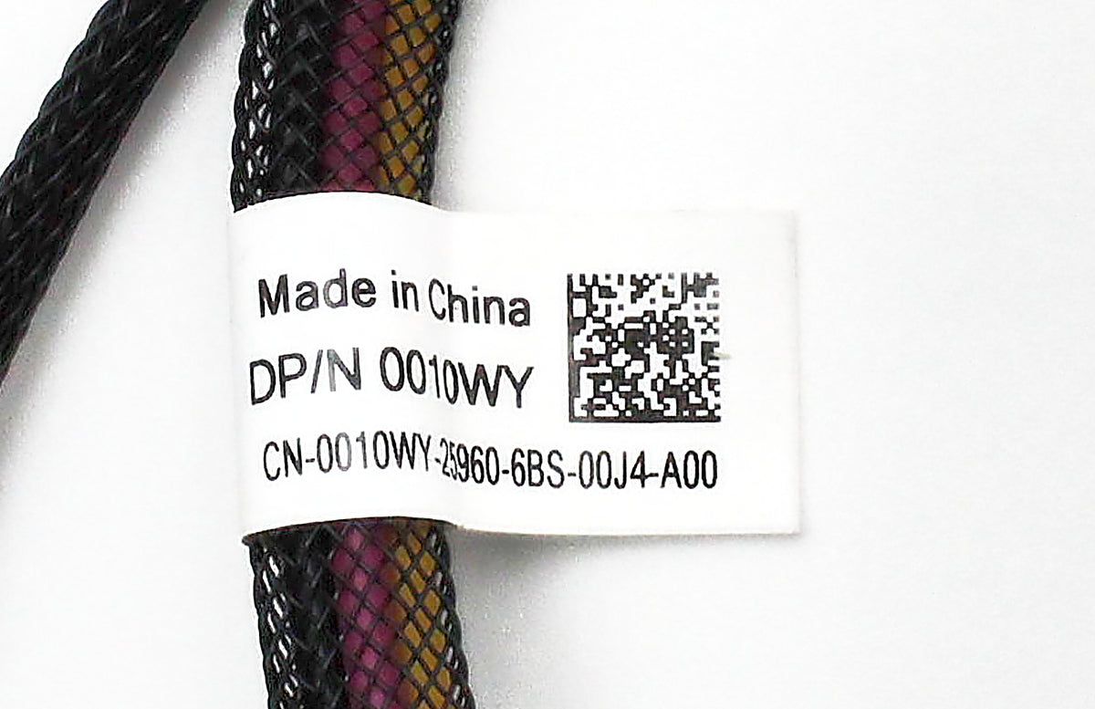 Dell 010WY CABLE SLIM ODD TO BP TO SATA T620, Used