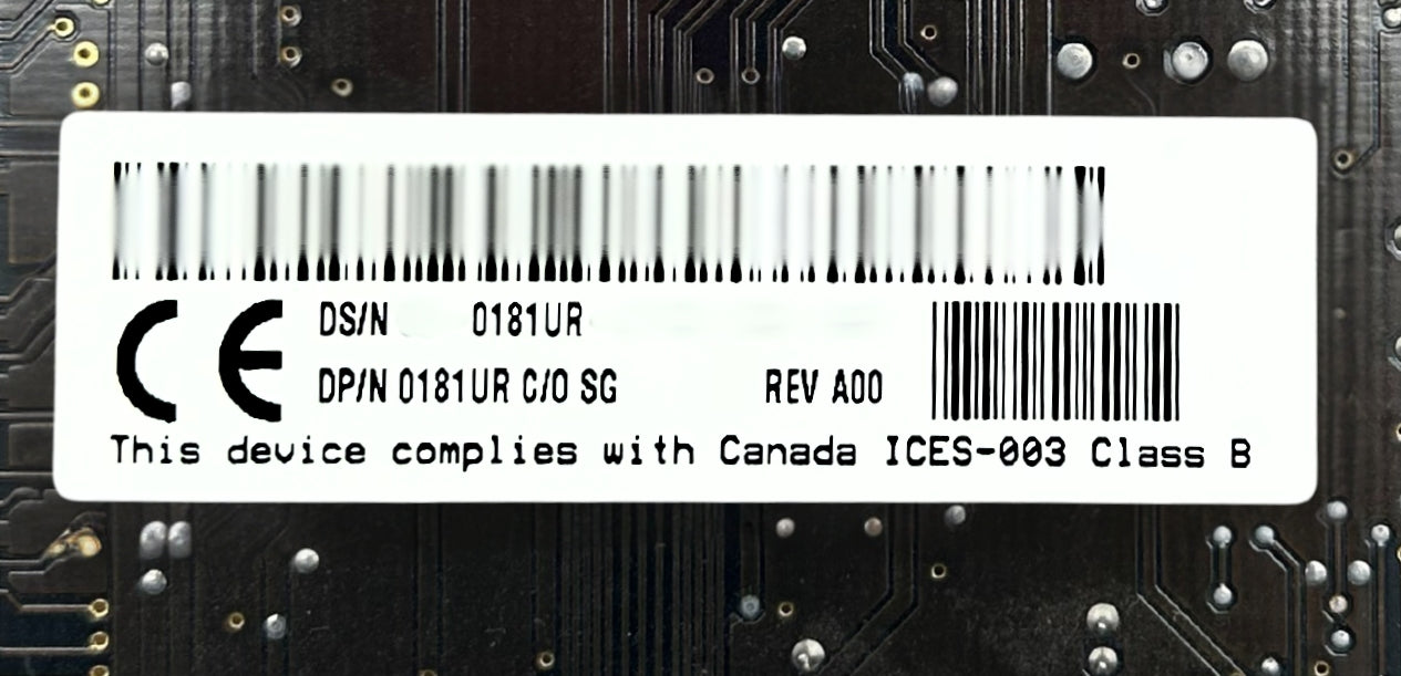 Dell 0181UR CREATIVE SOUND BLASTER CT4780 PCIE, Used