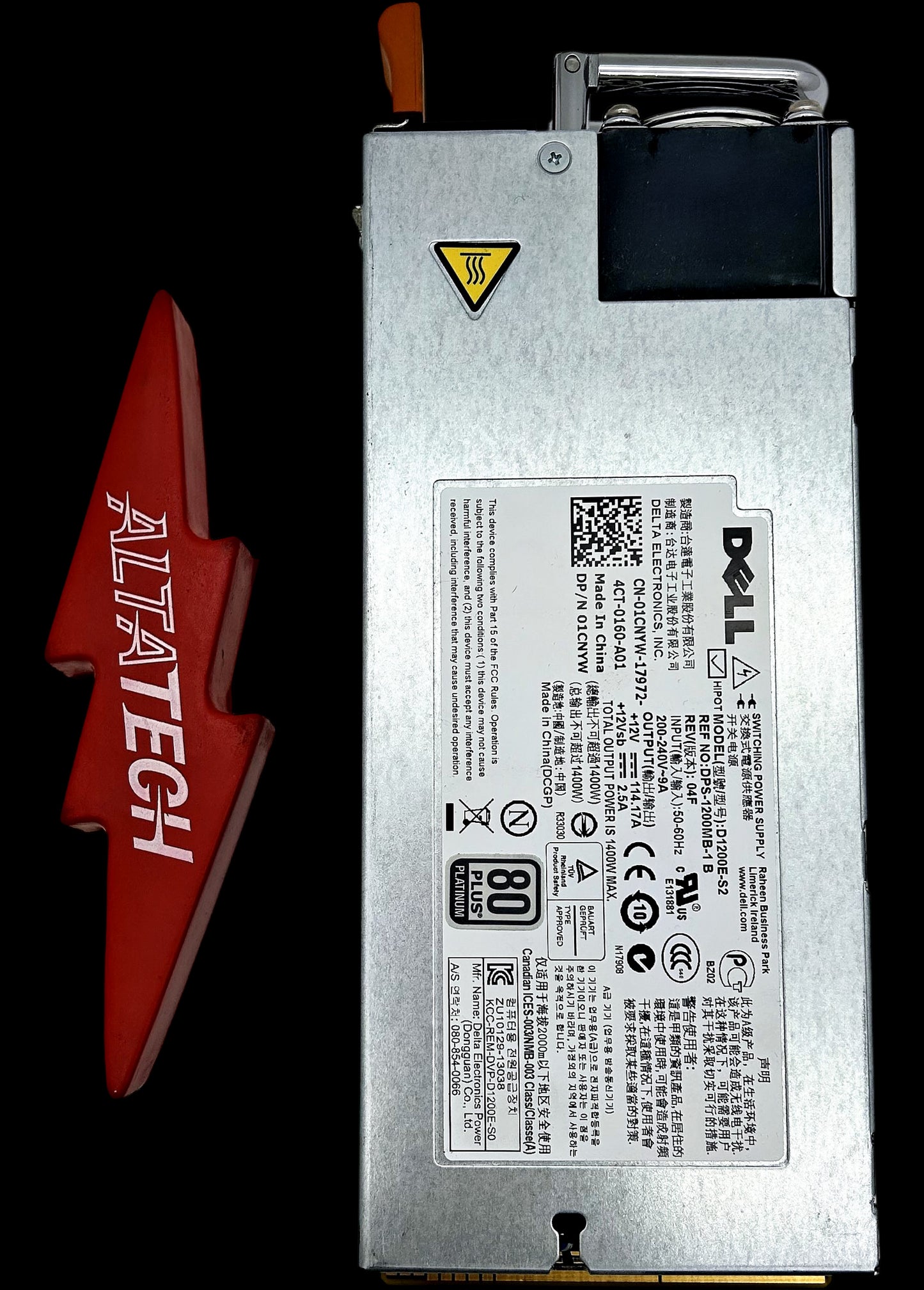 Dell 01CNYW 1400W Power Supply C8000, Used