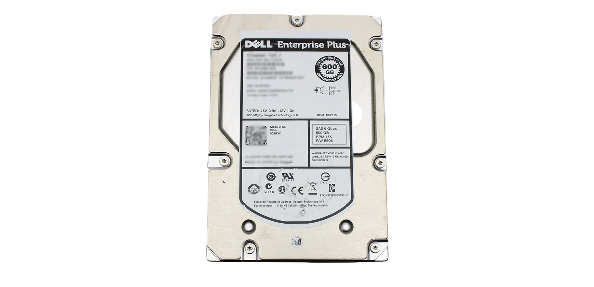 Dell 02R3X 600GB 15K SAS 3.5" 6G, Used